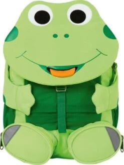 Affenzahn Kinderrucksack Große Freunde Neon Frosch
