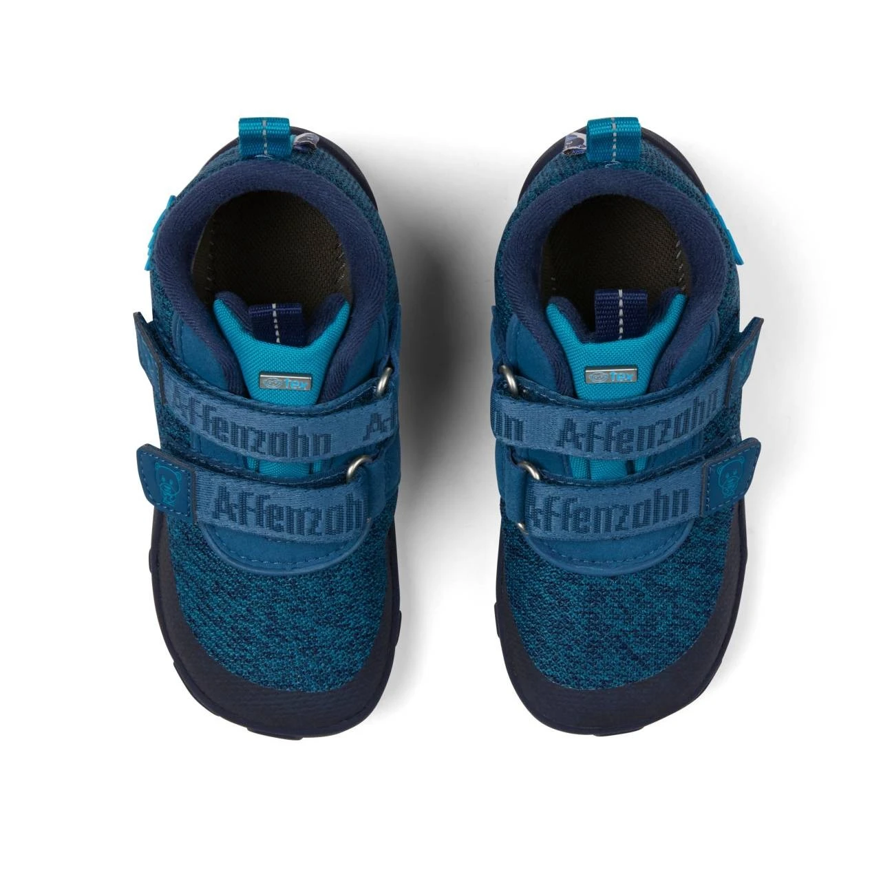 Affenzahn Bär Blau BOOTS Happy Knit Übergangsschuhe 2 Affenzahn Bär Blau BOOTS Happy Knit Übergangsschuhe – Bild 2