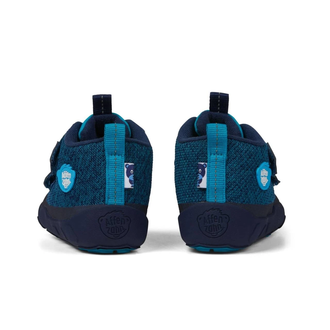 Affenzahn Bär Blau BOOTS Happy Knit Übergangsschuhe 6 Affenzahn Bär Blau BOOTS Happy Knit Übergangsschuhe – Bild 6