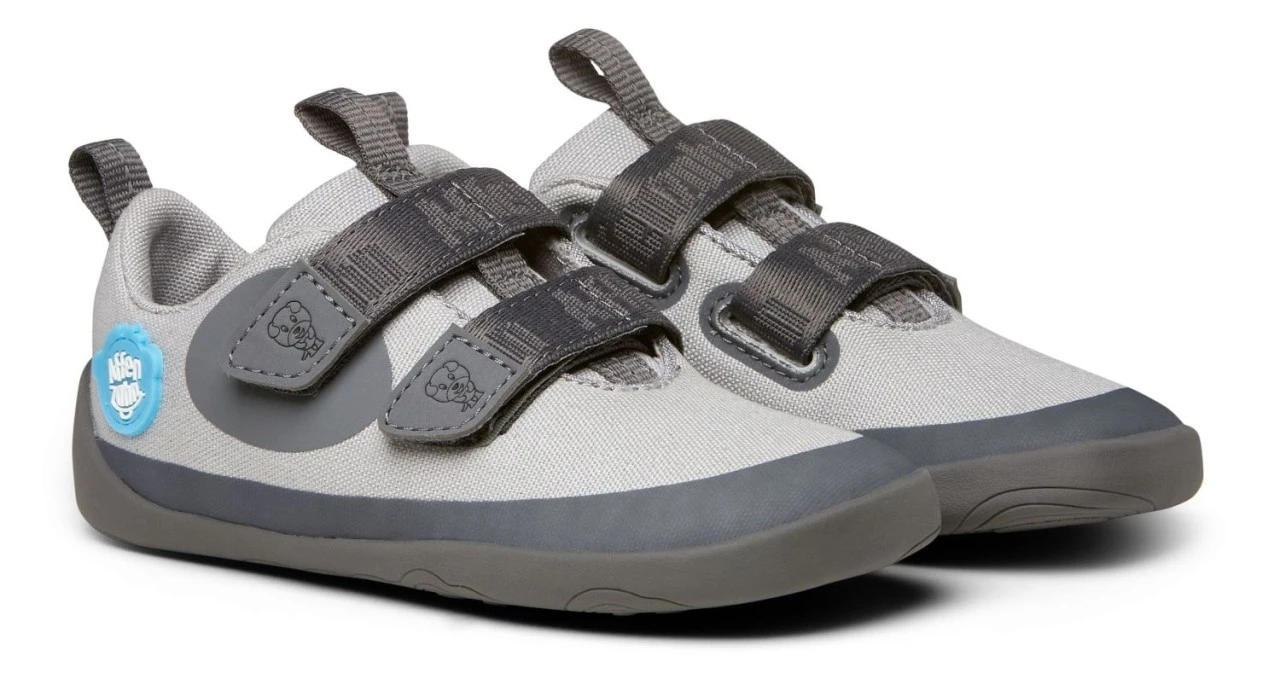 Affenzahn Lucky Hund Grau Barfußschuhe Baumwolle 1 Affenzahn Lucky Hund Grau Barfußschuhe Baumwolle