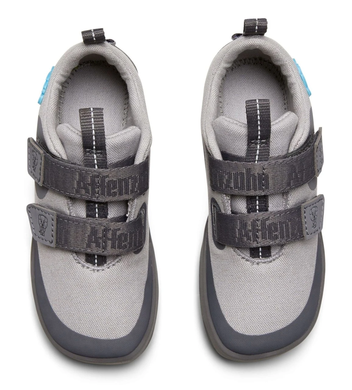 Affenzahn Lucky Hund Grau Barfußschuhe Baumwolle 2 Affenzahn Lucky Hund Grau Barfußschuhe Baumwolle – Bild 2