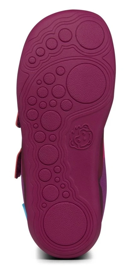 Affenzahn Lucky Vogel Lila Barfußschuhe Baumwolle 6 Affenzahn Lucky Vogel Lila Barfußschuhe Baumwolle – Bild 6