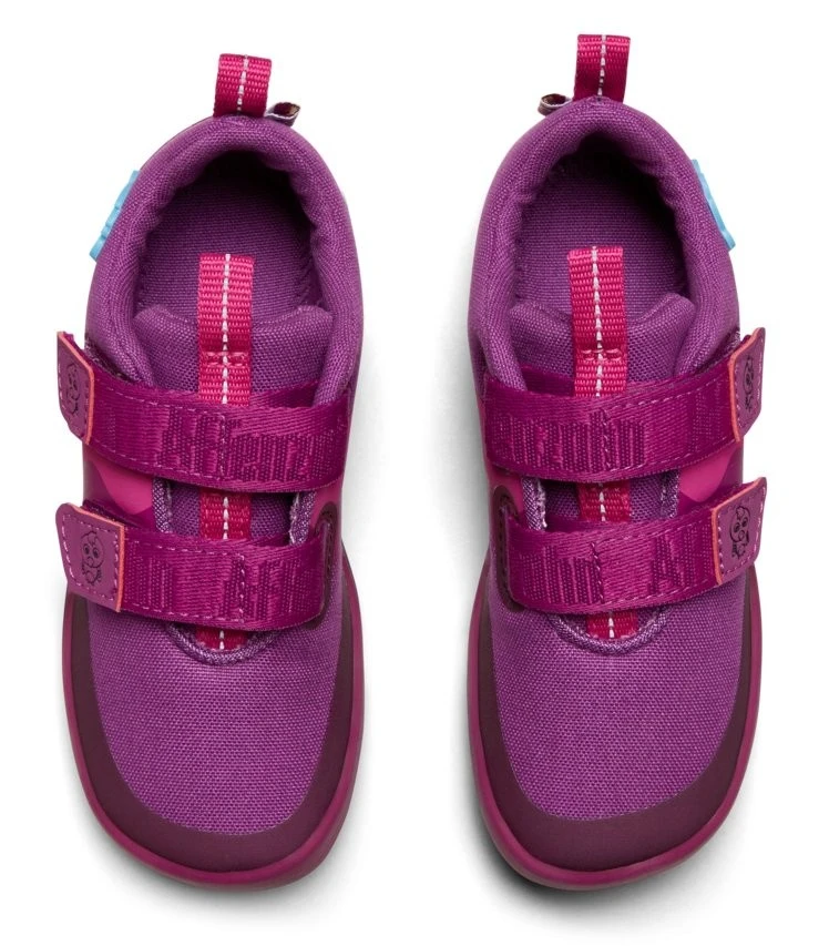 Affenzahn Lucky Vogel Lila Barfußschuhe Baumwolle 2 Affenzahn Lucky Vogel Lila Barfußschuhe Baumwolle – Bild 2