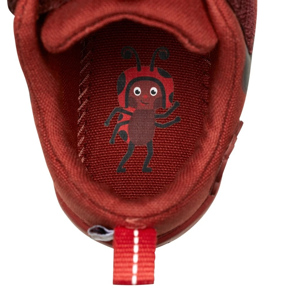 Affenzahn Marienkäfer Lucky Barfußschuhe Baumwolle Dunkel Rostrot 5 Affenzahn Marienkäfer Lucky Barfußschuhe Baumwolle Dunkel Rostrot – Bild 5
