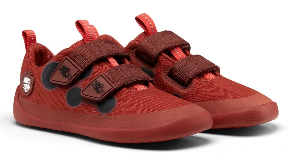 Affenzahn Marienkäfer Lucky Barfußschuhe Baumwolle Dunkel Rostrot 1 Affenzahn Marienkäfer Lucky Barfußschuhe Baumwolle Dunkel Rostrot