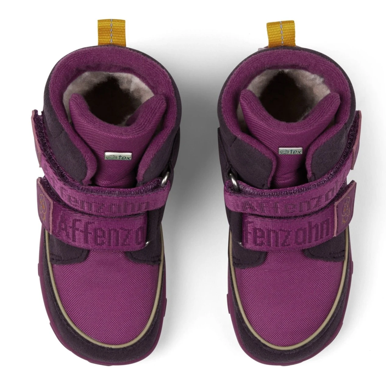 Affenzahn Winterstiefel Vogel Lila Comfy Vegan 12 Affenzahn Winterstiefel Vogel Lila Comfy Vegan – Bild 12