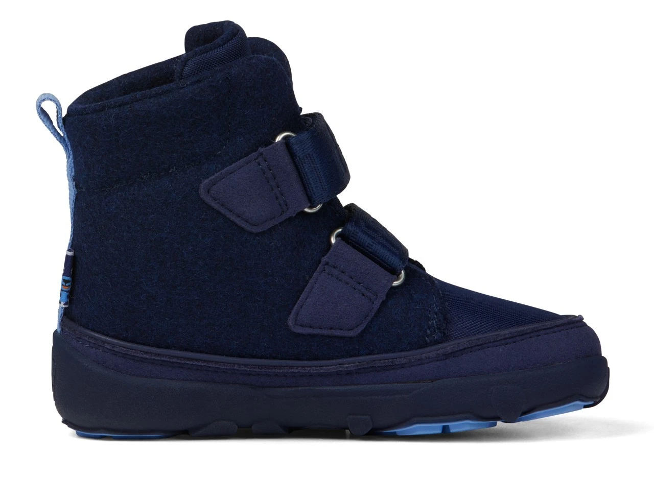 Affenzahn Winterstiefel Bär Wolle Comfy Walk Blau 6 Affenzahn Winterstiefel Bär Wolle Comfy Walk Blau – Bild 6