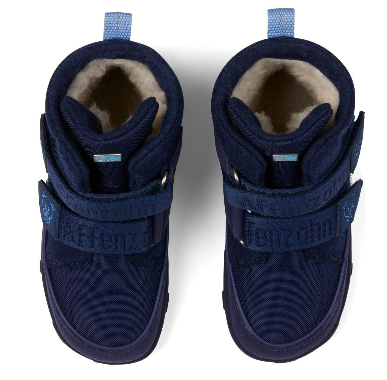 Affenzahn Winterstiefel Bär Wolle Comfy Walk Blau 12 Affenzahn Winterstiefel Bär Wolle Comfy Walk Blau – Bild 12