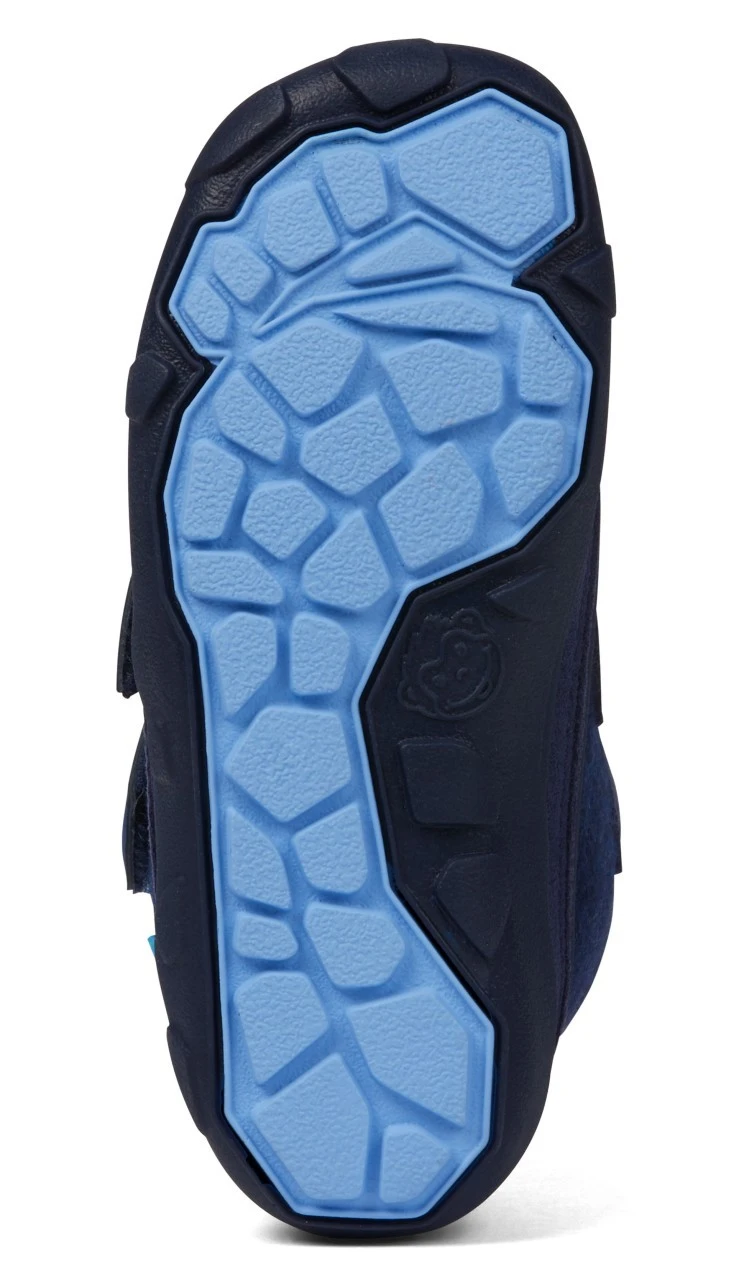 Affenzahn Winterstiefel Bär Wolle Comfy Walk Blau 3 Affenzahn Winterstiefel Bär Wolle Comfy Walk Blau – Bild 3