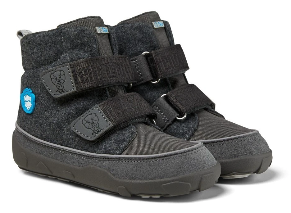 Affenzahn Winterstiefel Hund Wolle Comfy Walk Grau 1 Affenzahn Winterstiefel Hund Wolle Comfy Walk Grau