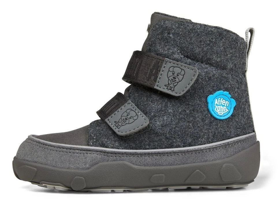 Affenzahn Winterstiefel Hund Wolle Comfy Walk Grau 6 Affenzahn Winterstiefel Hund Wolle Comfy Walk Grau – Bild 6