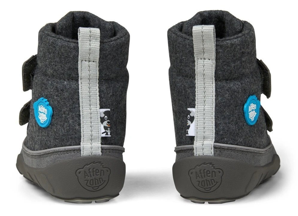 Affenzahn Winterstiefel Hund Wolle Comfy Walk Grau 2 Affenzahn Winterstiefel Hund Wolle Comfy Walk Grau – Bild 2