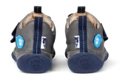 Affenzahn Kinderschuhe Bär Grau/blau Leder -Kleine Welt Verkauf Affenzahn Bar grau dunkelblau 8 1280x1280