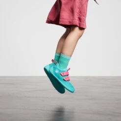 Affenzahn Eule Türkis Knit SNEAKER Barfußschuhe -Kleine Welt Verkauf Affenzahn Knit Eule Klett 2 1280x1280