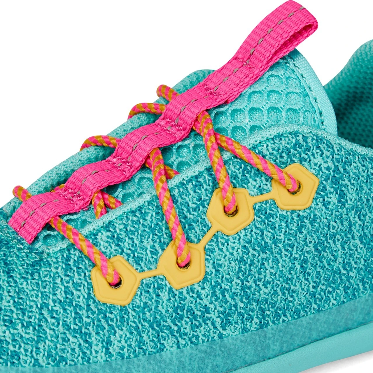 Affenzahn Barfußschuh Eule KNIT Türkis Schnürer 6 Affenzahn Barfußschuh Eule KNIT Türkis Schnürer – Bild 6