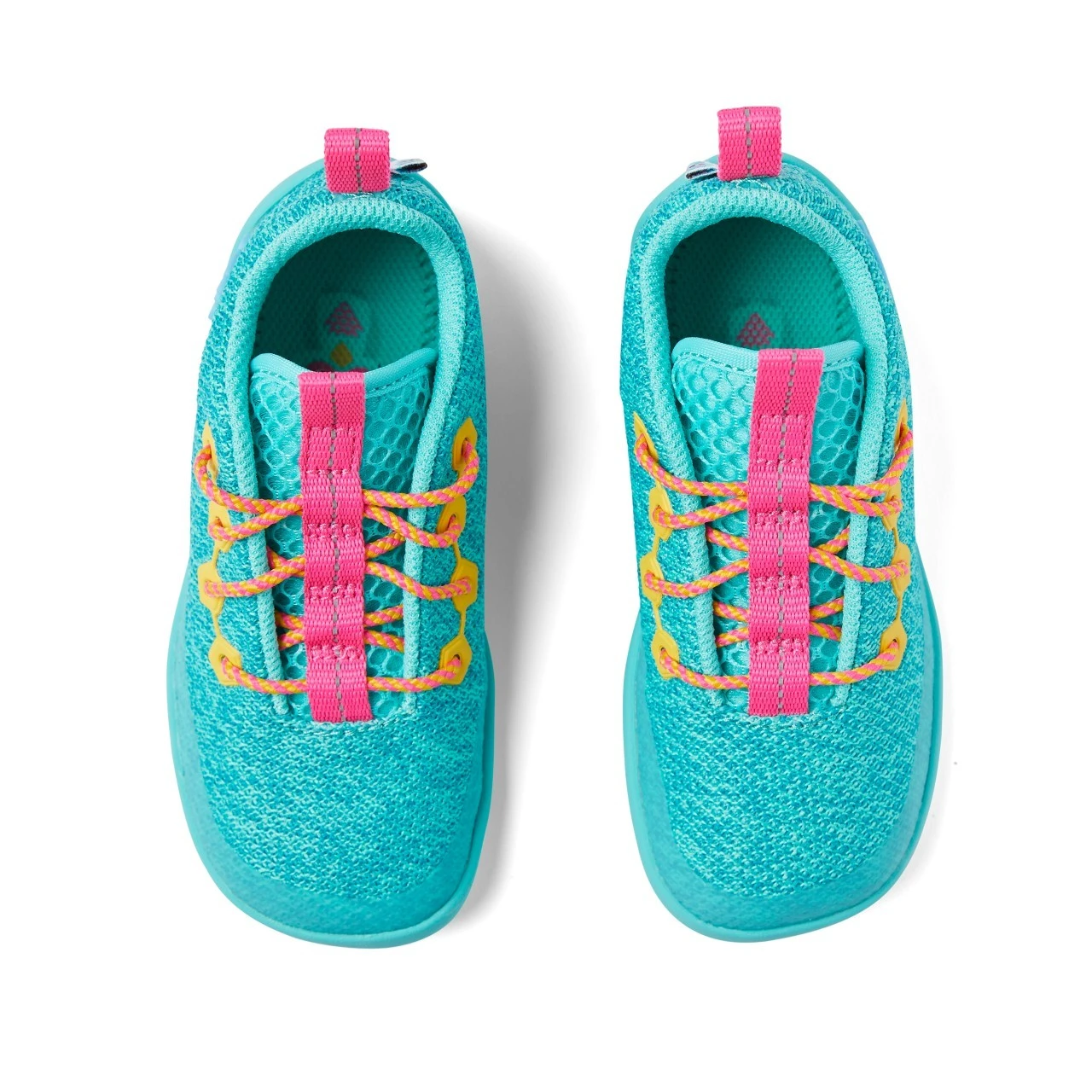 Affenzahn Barfußschuh Eule KNIT Türkis Schnürer 2 Affenzahn Barfußschuh Eule KNIT Türkis Schnürer – Bild 2
