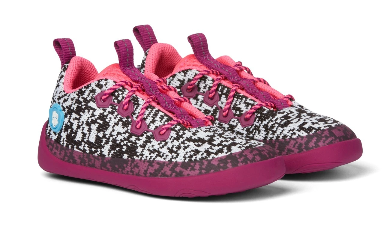 Affenzahn Barfußschuh FLAMINGO KNIT Schnürer 1 Affenzahn Barfußschuh FLAMINGO KNIT Schnürer