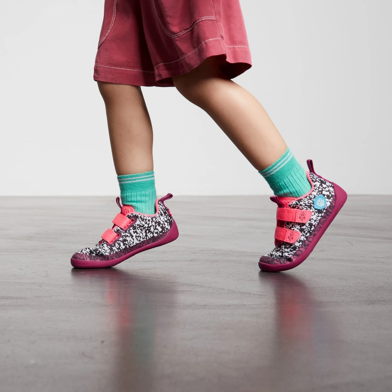 Affenzahn Flamingo Black/white/pink SNEAKER Knit Barfußschuhe 11 Affenzahn Flamingo Black/white/pink SNEAKER Knit Barfußschuhe – Bild 11