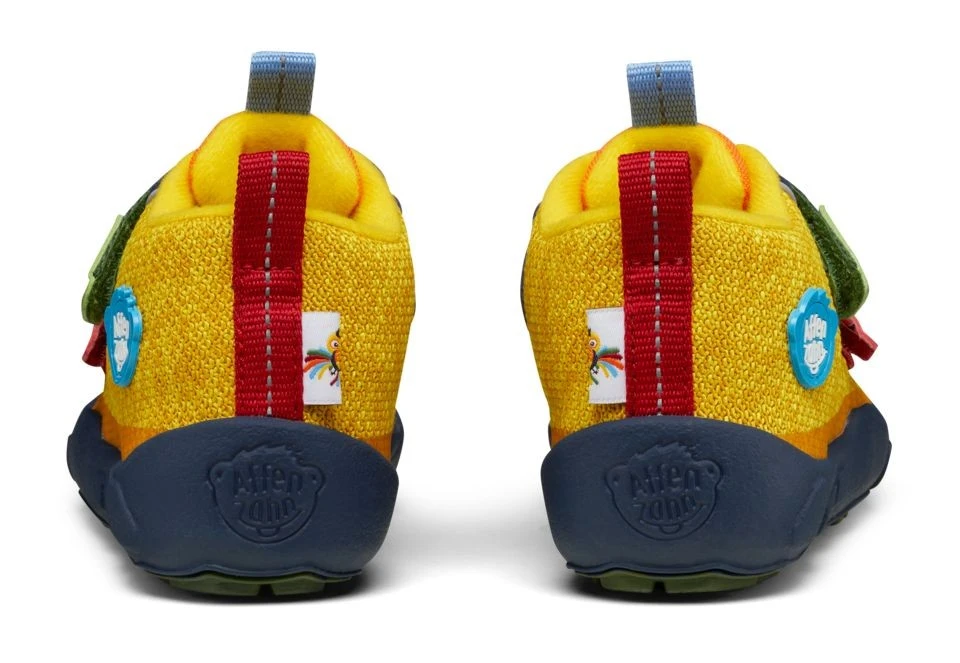 Affenzahn Tukan Happy Knit BOOTS Gelb/blau Übergangsschuhe 3 Affenzahn Tukan Happy Knit BOOTS Gelb/blau Übergangsschuhe – Bild 3