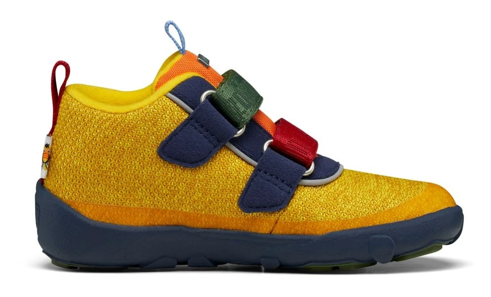 Affenzahn Tukan Happy Knit BOOTS Gelb/blau Übergangsschuhe 2 Affenzahn Tukan Happy Knit BOOTS Gelb/blau Übergangsschuhe – Bild 2