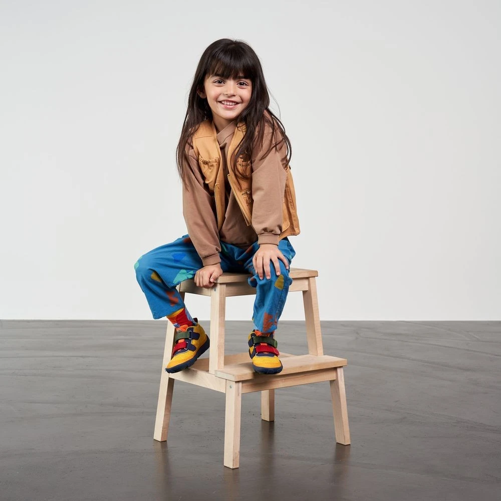 Affenzahn Tukan Happy Knit BOOTS Gelb/blau Übergangsschuhe 4 Affenzahn Tukan Happy Knit BOOTS Gelb/blau Übergangsschuhe – Bild 4