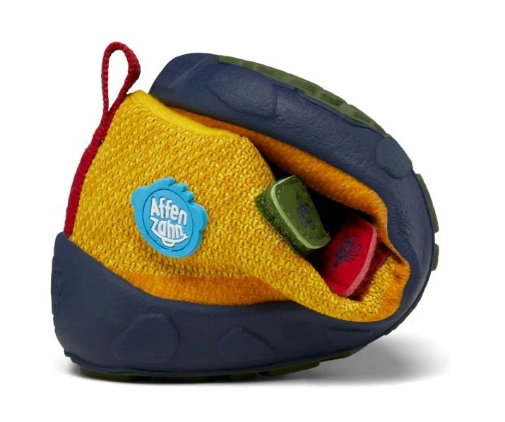 Affenzahn Tukan Happy Knit BOOTS Gelb/blau Übergangsschuhe 10 Affenzahn Tukan Happy Knit BOOTS Gelb/blau Übergangsschuhe – Bild 10