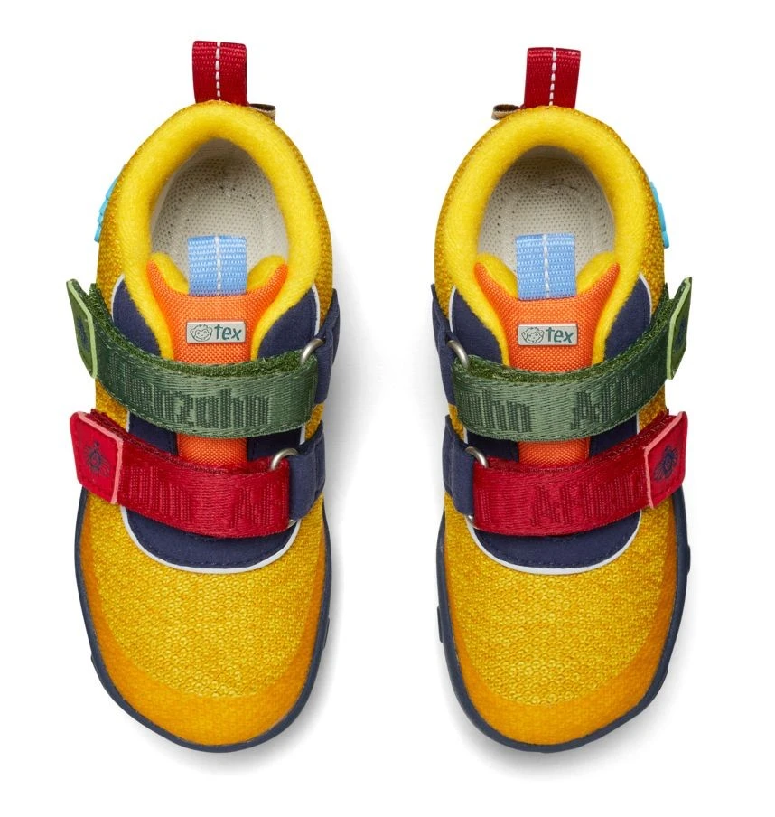 Affenzahn Tukan Happy Knit BOOTS Gelb/blau Übergangsschuhe 5 Affenzahn Tukan Happy Knit BOOTS Gelb/blau Übergangsschuhe – Bild 5