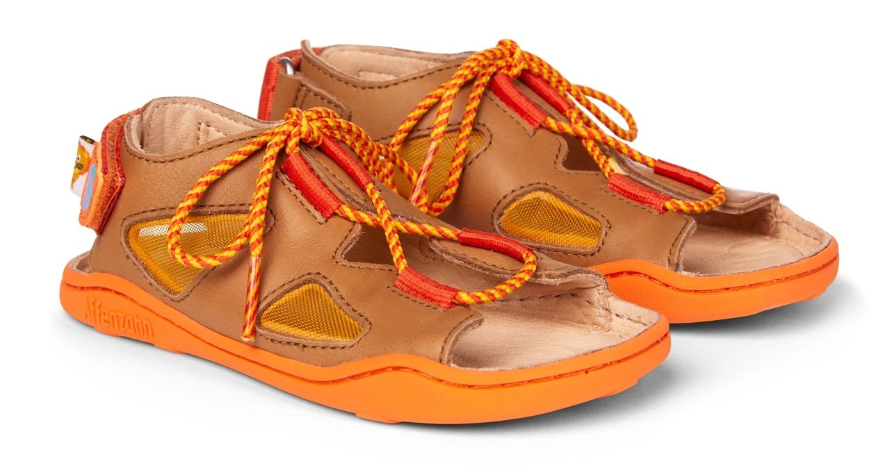 Affenzahn Sandalen LÖWE Barfußschuhe Mit Minimalsohle 1 Affenzahn Sandalen LÖWE Barfußschuhe Mit Minimalsohle