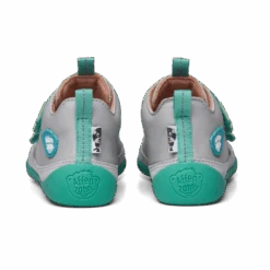 Affenzahn Kinderschuhe Hund Hellgrau/grün Leder -Kleine Welt Verkauf Affenzahn Sommerschuhe Leder Hund 5 1280x1280