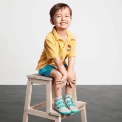 Affenzahn Kinderschuhe Hund Hellgrau/grün Leder -Kleine Welt Verkauf Affenzahn Sommerschuhe Leder Hund 9 1280x1280