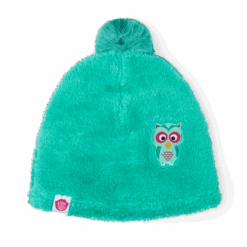 AFFENZAHN AFZ-BNM-002-006 Plüsch Mütze M Eule Türkis