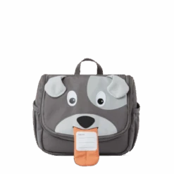 AFFENZAHN AFZ-WAB-001-026 Kulturtasche Hund Grau 6 AFFENZAHN AFZ-WAB-001-026 Kulturtasche Hund Grau -Kleine Welt Verkauf affenzahn afz wab 001 026 kulturtasche hund grau 2