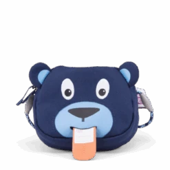 AFFENZAHN AFZ-WAL-001-003 Portemonnaie Bär Blau -Kleine Welt Verkauf affenzahn afz wal 001 003 portemonnaie bar blau 2