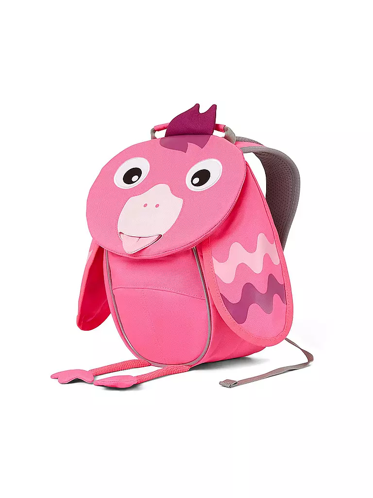 AFFENZAHN, Kinder-Rucksack "Kleine Freunde Neon - Flamingo" 2 AFFENZAHN, Kinder-Rucksack "Kleine Freunde Neon - Flamingo" – Bild 2