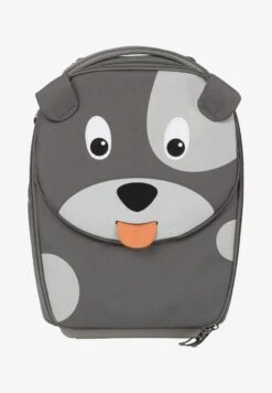 Affenzahn KINDERKOFFER HUND - Trolley - Grau