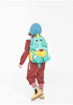 Affenzahn GROSSER FREUND DINO - Tagesrucksack - Green