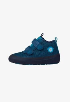 Affenzahn ÜBERGANGSSCHUH KNIT HAPPY BÄR - Sneaker Low - Blau
